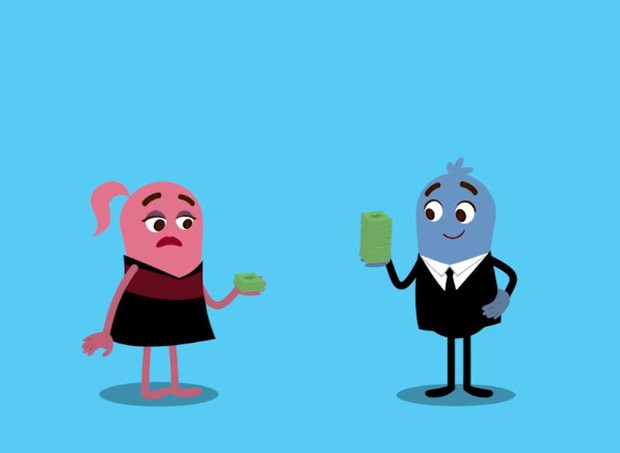 A animação lançada nas redes sociais mostra as diferenças na criação de meninas e meninos e suas consequências (Foto: Reprodução/ Facebook)