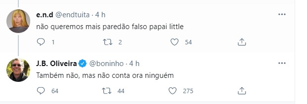 Boninho responde a seguidor (Foto: Reprodução/Twitter)
