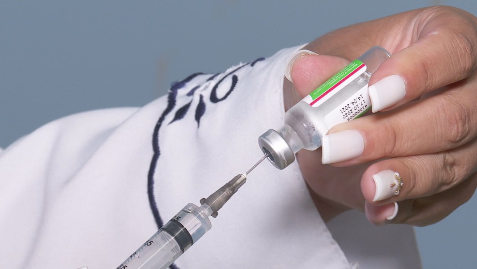 Vacinação contra Covid-19 no DF - imagem de arquivo — Foto: TV Globo /Reprodução