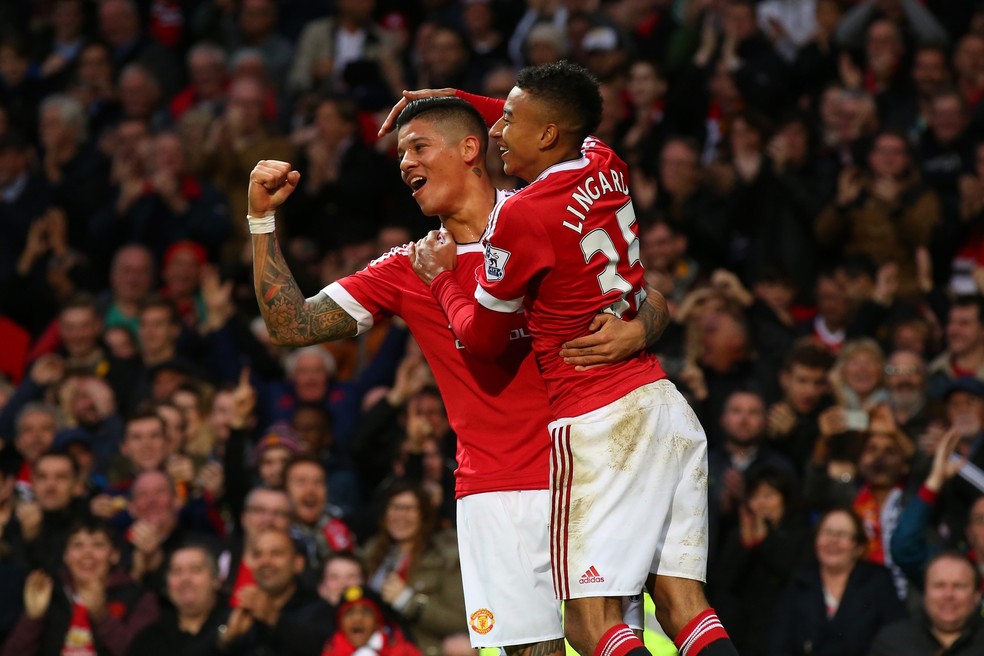 Rojo em ação pelo Manchester United (Foto: Getty Images)