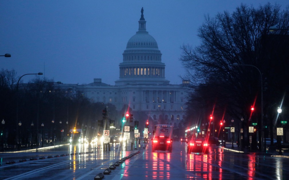 O Capitólio, sede do Congresso dos EUA, em Washington DC — Foto: AP Photo/J. Scott Applewhite