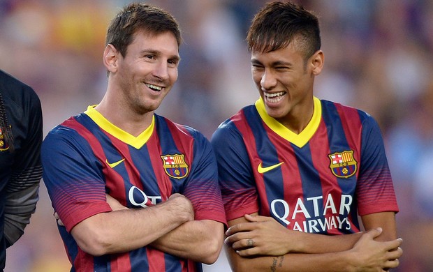 messi e Neymar, Barcelona (Foto: Getty Images)
