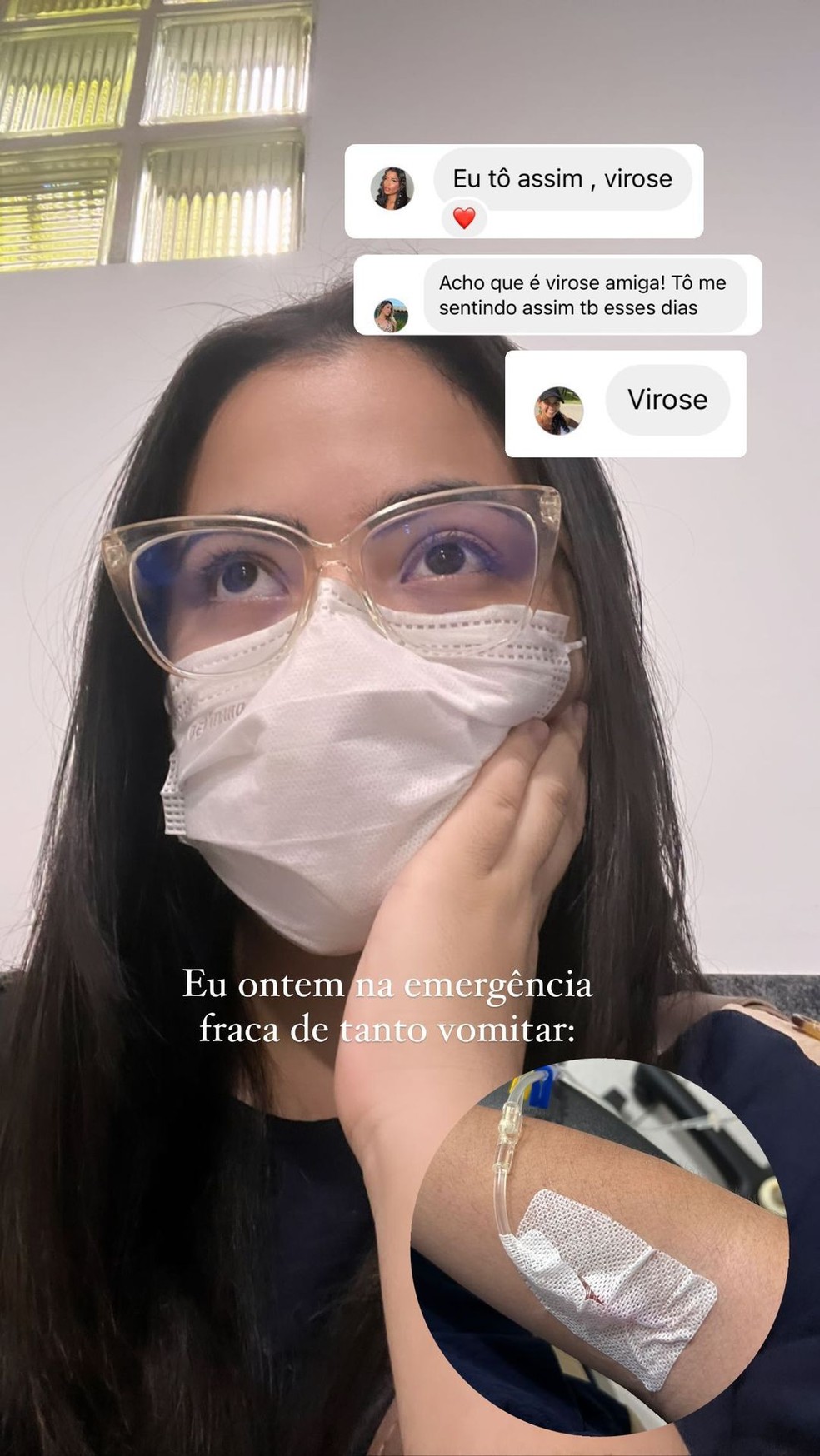 Influenciadora vai para hospital com sintomas de virose e descobre gravidez — Foto: reprodução/instagram