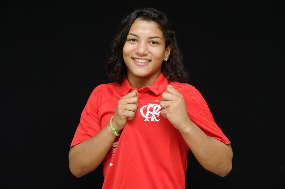 Sarah Menezes é o novo reforço do Flamengo (Foto: Staff Images / Flamengo)