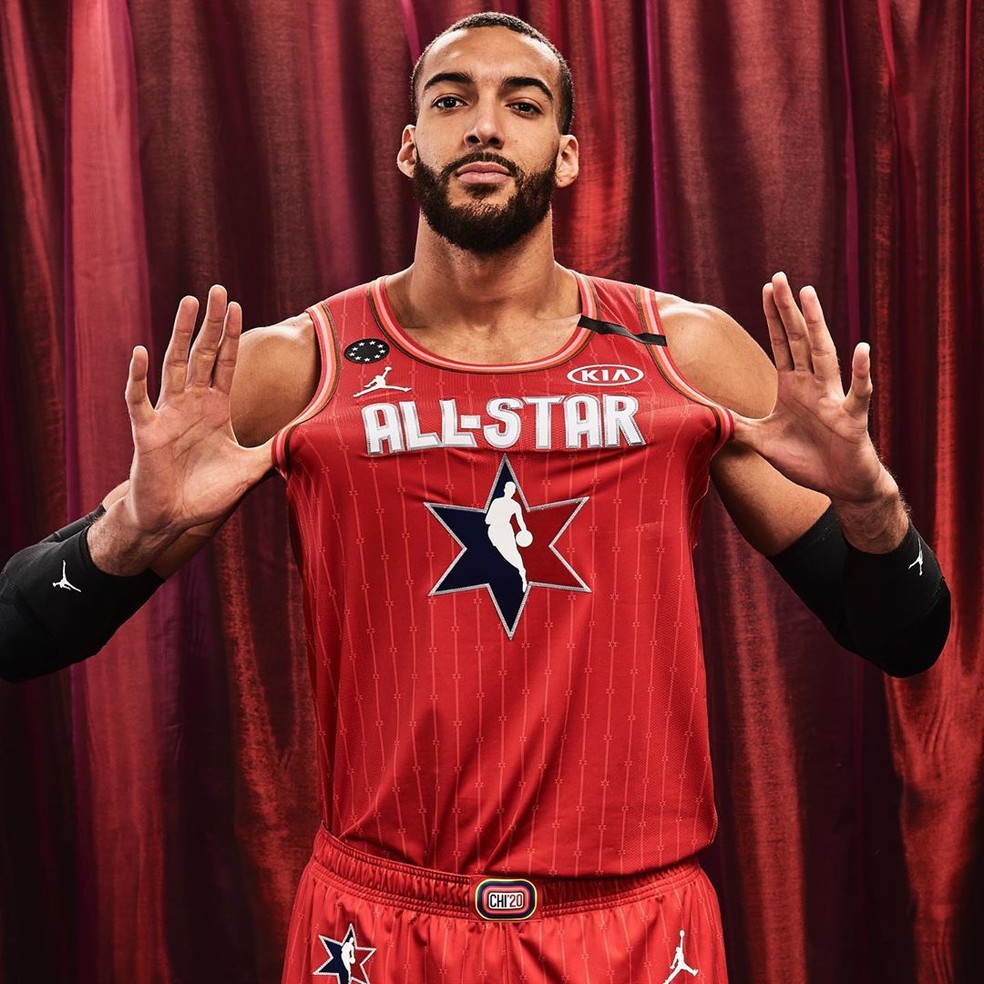 Rudy Gobert, pivô do Utah Jazz  — Foto: Reprodução/Instagram