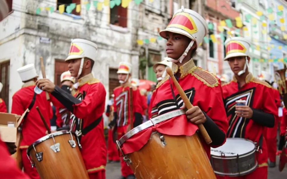 Em 2 de julho, baianos comemoram a expulsão das tropas portuguesas e a independência do Estado — Foto: Ted Ferreira/Arquivo Pessoal