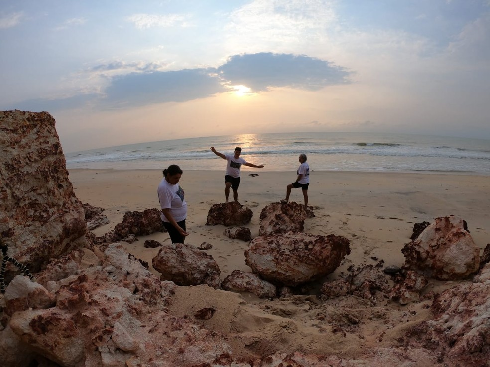 Praia Costa Dourada, em Mucuri — Foto: Arquivo Pessoal