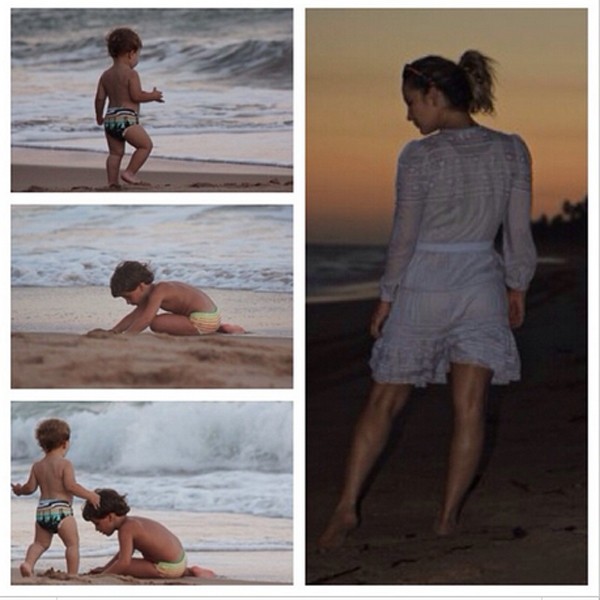 Marido de Claudia Leitte posta montagem da cantora com os filhos (Foto: reprodução instagram)