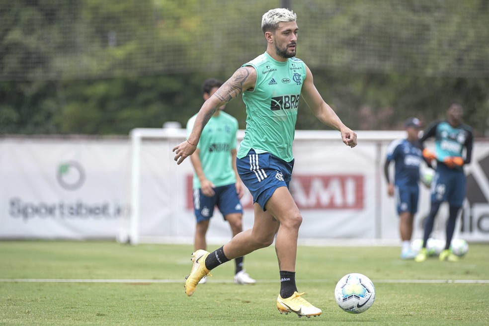 Arrascaeta Flamengo &mdash; Foto: Alexandre Vidal / Flamengo