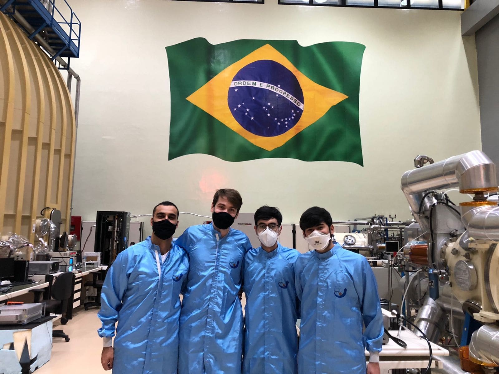 PION Labs foi formada por quatro ex-alunos da UFABC e UERJ: Bruno Costa, Calvin Trubiene, Gabriel Yamato e João Pedro Vilas Boas (Foto: Divulgação)
