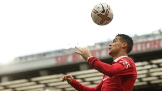 O português Cristiano Ronaldo disputa seu quinto mundial, aos 37 anos — Foto: Ian Hodgson / AFP