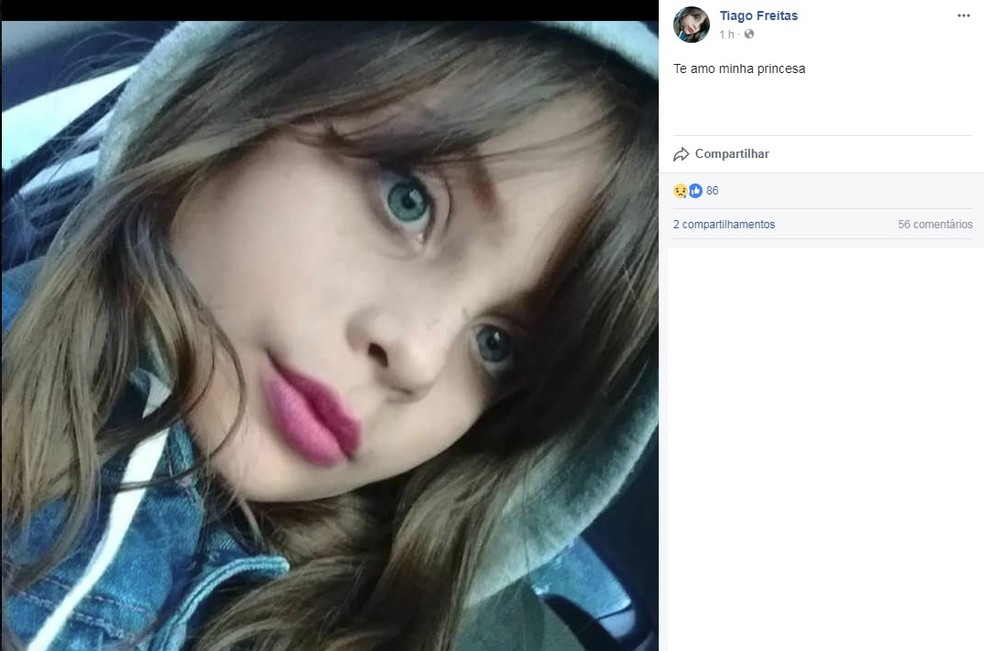 Vítima de acidente entre van e ônibus, Livia Stefanny Fidelis de Freitas foi enterrada em Itapetininga  (Foto: Reprodução/Facebook )