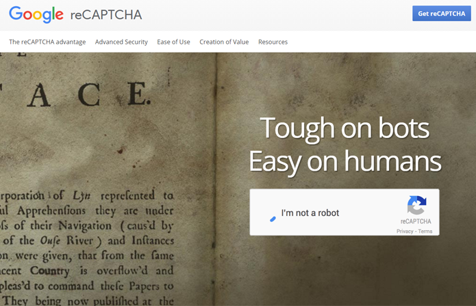 Uso do reCAPTCHA ajuda na digitalização de livros antigos (Foto: Reprodução/Filipe Garrett)