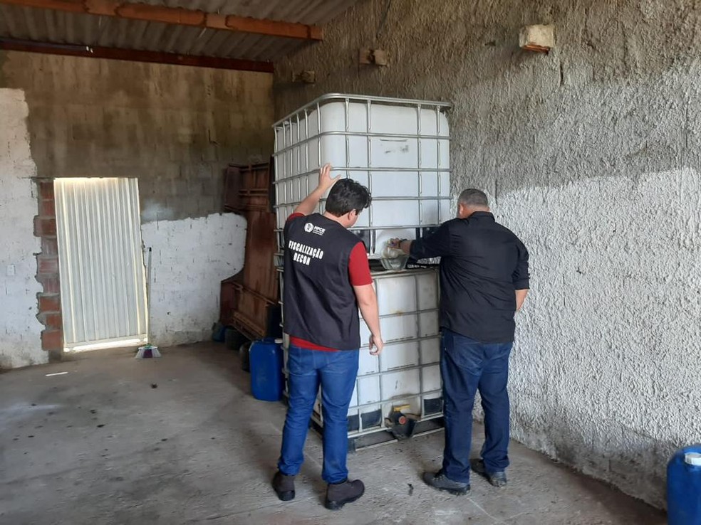 Operação apreende 33 mil litros de cachaça na região da Serra da Ibiapaba, no Ceará. — Foto: MPCE/Reprodução