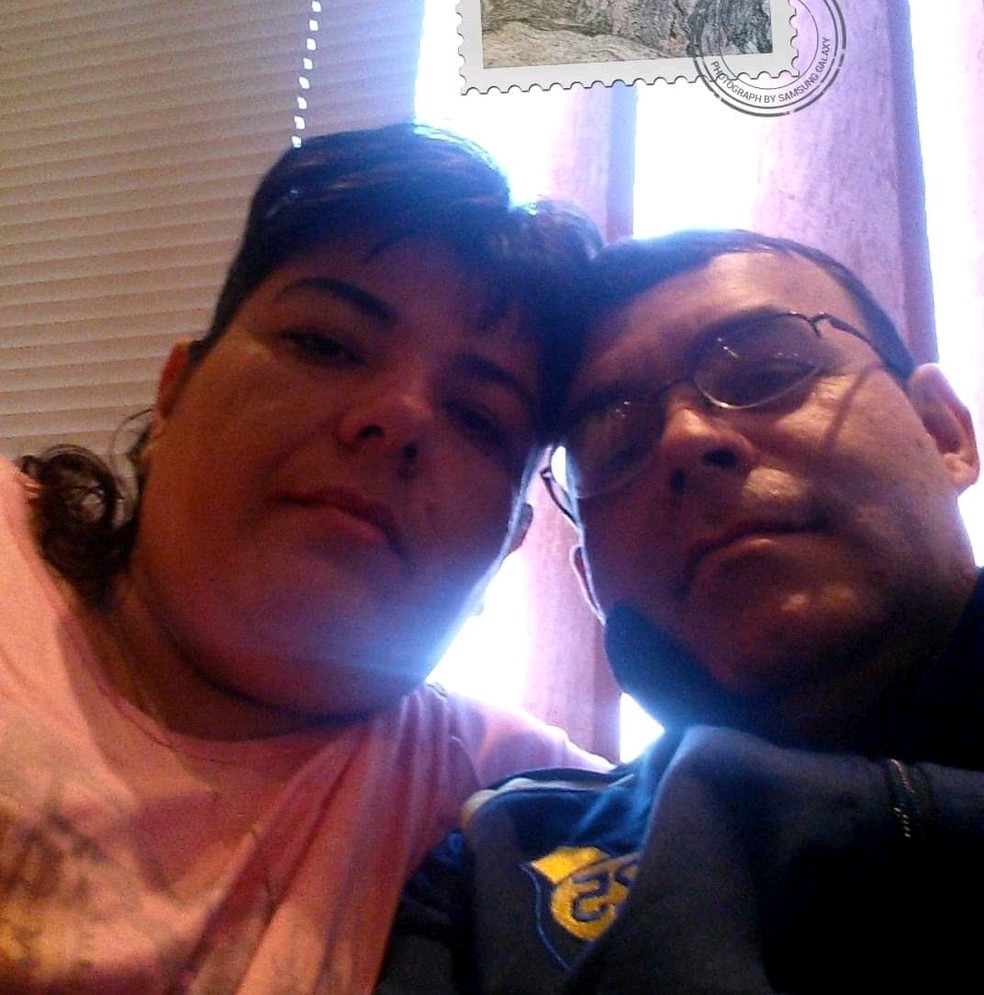 Eduardo e Angélica estavam casados há 22 anos — Foto: Arquivo pessoal/Angélica Andrighetto