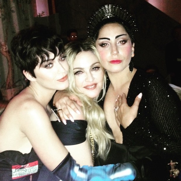 Katy Perry, Madonna e Lady Gaga (Foto: Reprodução/Instagram)