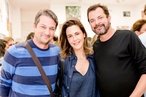 Marcelo Serrado, Guilhermina Guinle e Miguel Pinto Guimarães