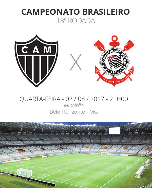 Rodada #18: tudo o que você precisa saber sobre Atlético-MG x Corinthians