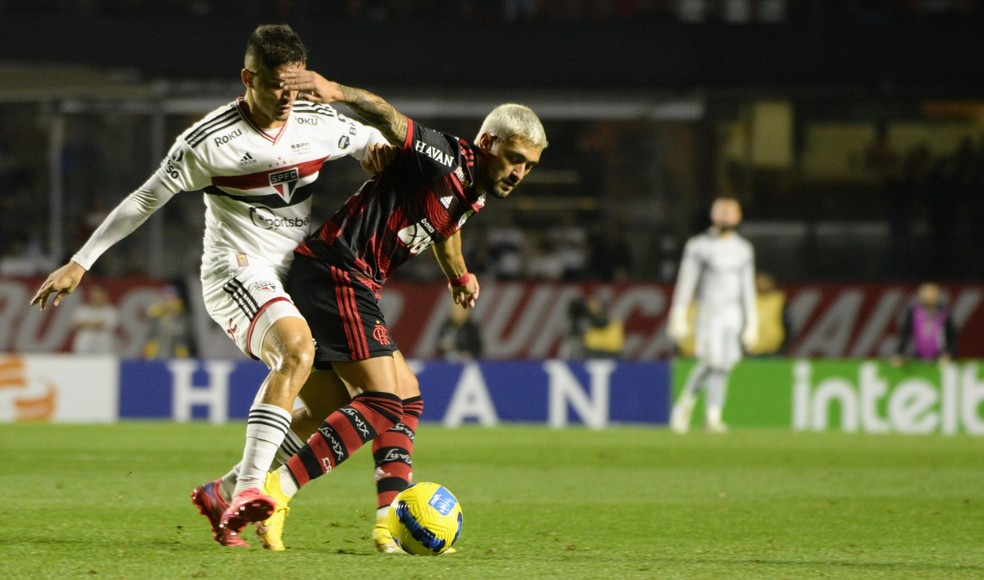 São Paulo x Flamengo: Arrascaeta - Foto: Marcos Ribolli