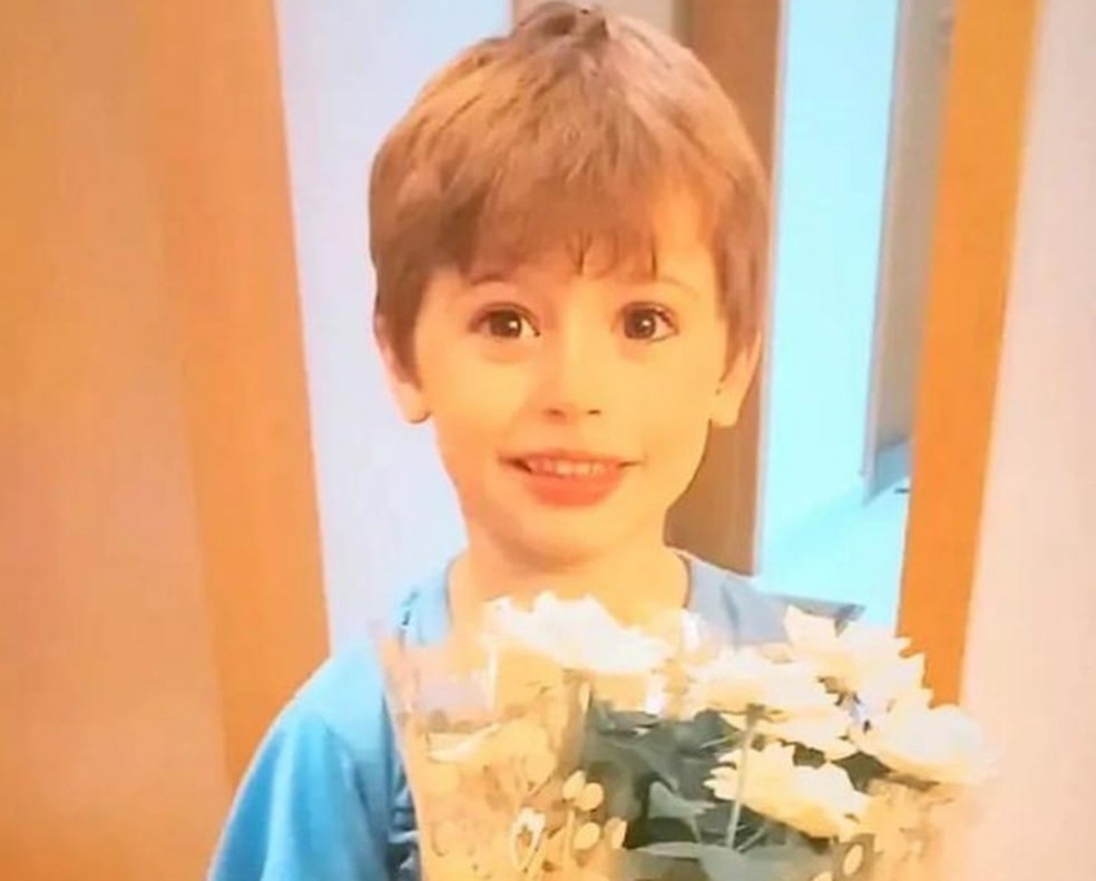Bernardo Pabest da Cunha, de 4 anos: vítima de atentado a creche em Blumenau (SC) — Foto: Reprodução