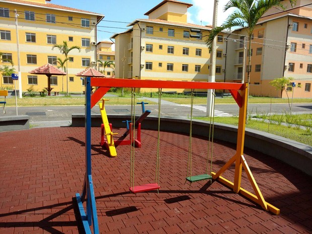 Empresa vendeu apartamentos no bairro do Tapanã com a promessa de entrega para o ano de 2012. Bela Vida II Belém  (Foto: Divulgação/ PDG)