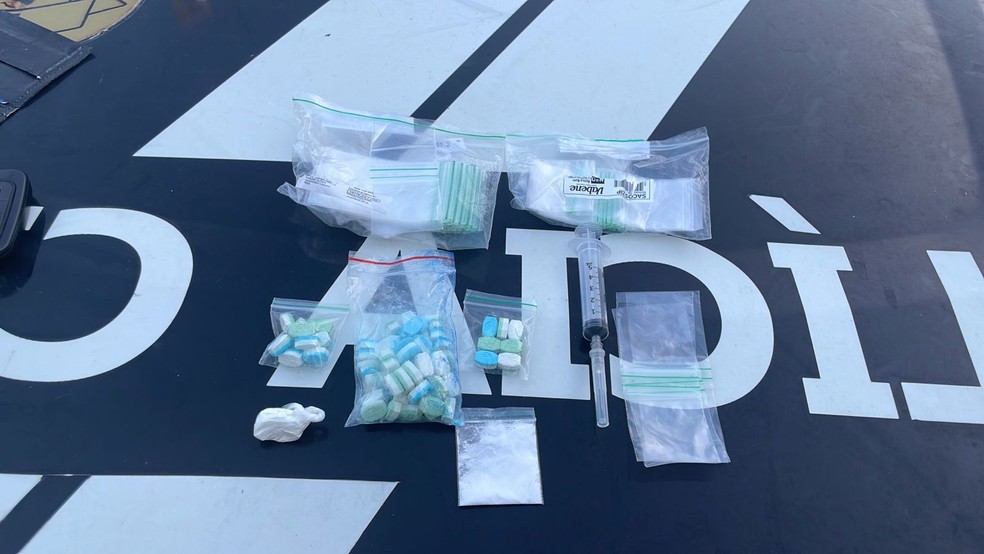 Material apreendido na ação no interior de Alagoas — Foto: Ascom/SSP