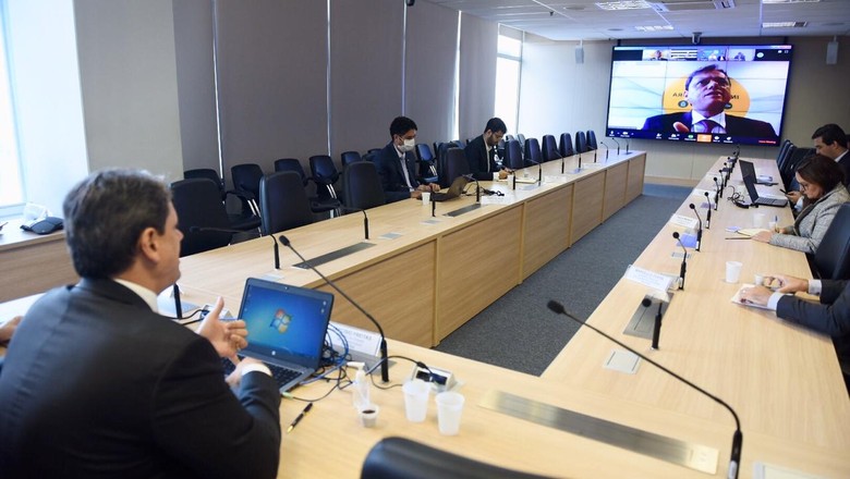 tarcisio-videoconferencia-secretarios-transporte (Foto: Ministério da Infraestrutura)