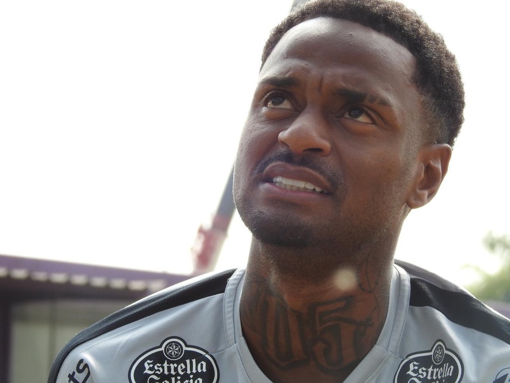 Ren&ecirc; J&uacute;nior, volante do Corinthians, no CT em 2019 &mdash; Foto: Marcelo Braga