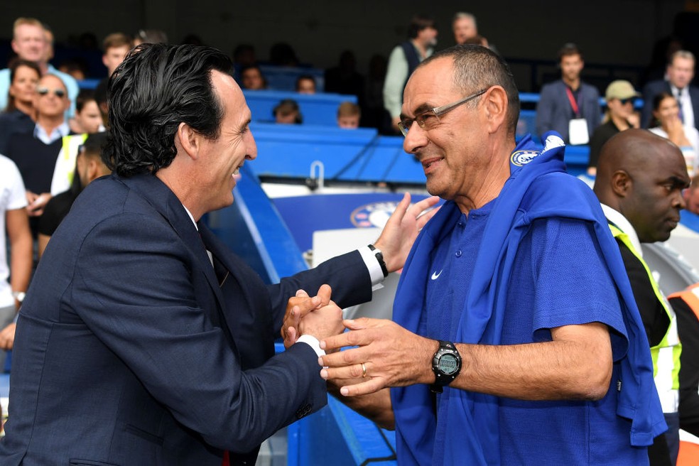 Unai Emery e Maurizio Sarri decidem a Liga Europa â Foto: Getty Images