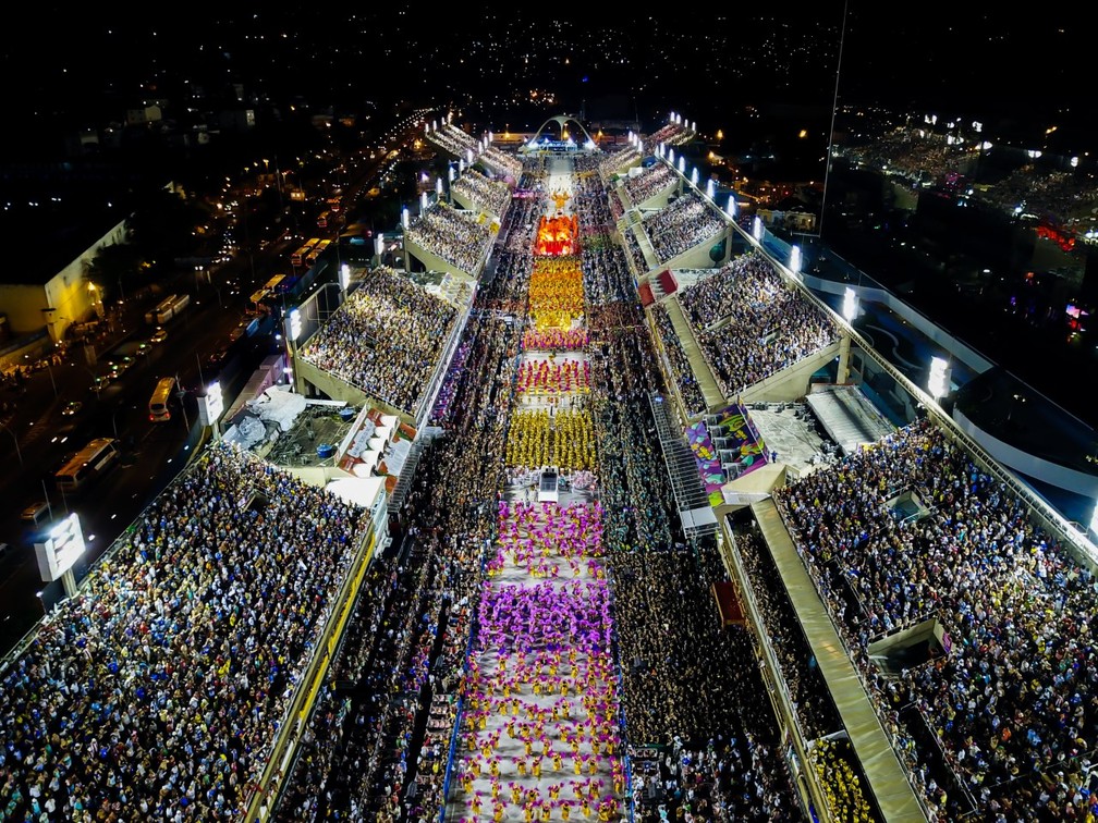 As escolas de samba da Série Ouro abrem os desfiles do carnaval de 2022, nesta quarta-feira (20), no Sambódromo do Rio — Foto: Arquivo/Divulgação/Liesa