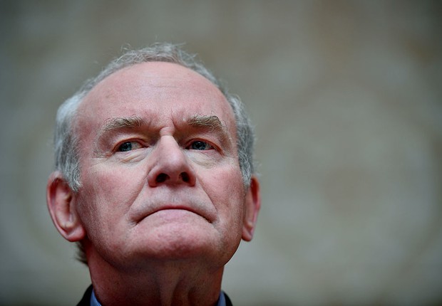 O ex-vice-primeiro-ministro da Irlanda do Norte, Martin McGuinness: morte aos 66 anos (Foto: Charles McQuillan/Getty Images)