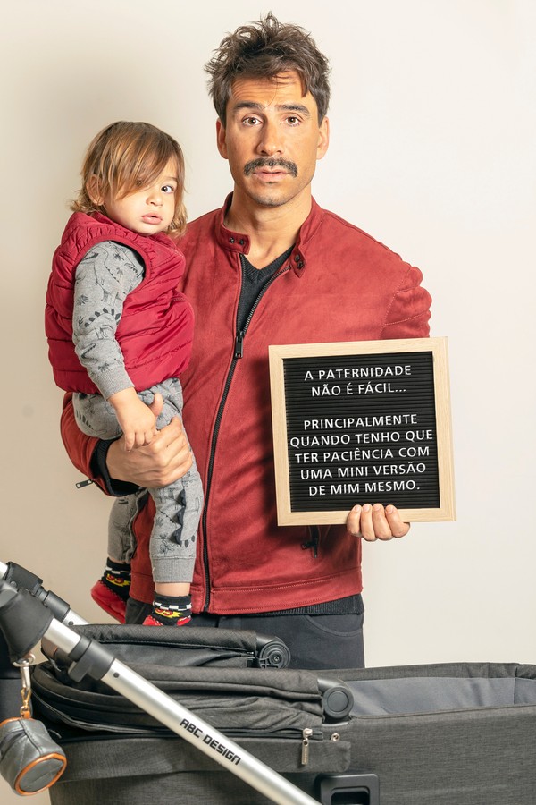 Julio Rocha diverte seguidores com relatos sobre paternidade (Foto: reprodução/Instagram)