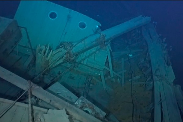 Embarcação Endurance é encontrada 107 anos após seu naufrágio (Foto: divulgação Falklands Maritime Heritage Trust e National Geographic)