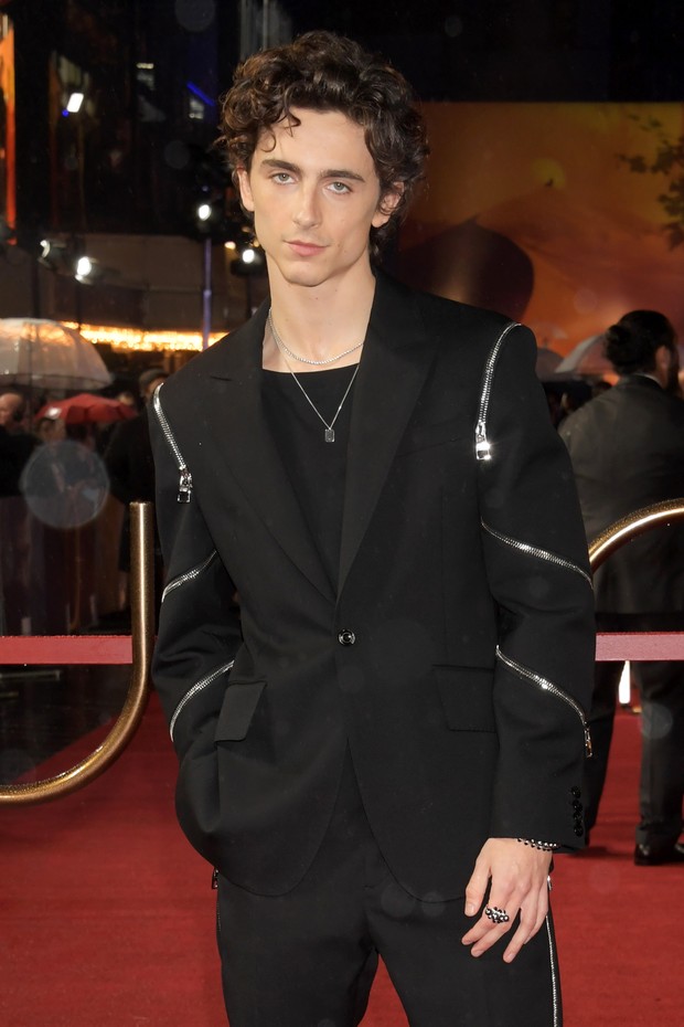 LONDON, ENGLAND - OCTOBER 18:   Timothee Chalamet attends the UK Special Screening of "Dune" at the Odeon Luxe Leicester Square on October 18, 2021 in London, England.  (Photo by David M. Benett/Dave Benett/WireImage) (Foto: Dave Benett/WireImage)