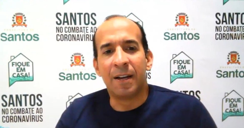 Prefeito de Santos, SP, criticou comportamento de moradores que ignoraram quarentena &mdash; Foto: Reprodu&ccedil;&atilde;o/Facebook