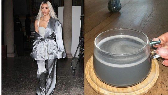 Chá com pó de carvão: conheça os riscos da bebida da moda consumida por Kim Kardashian para emagrecer