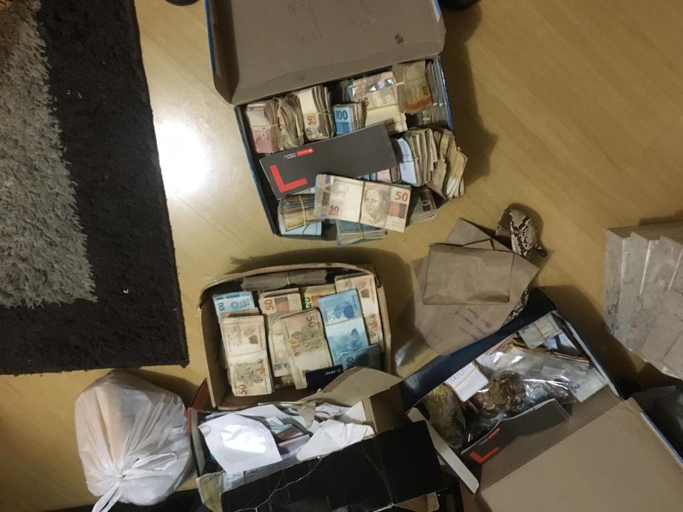 Conforme a Receita Federal, uma das contas da empresa teria recebido créditos de mais de R$ 700 milhões entre agosto de 2018 e fevereiro de 2019. — Foto: Polícia Federal/Divulgação