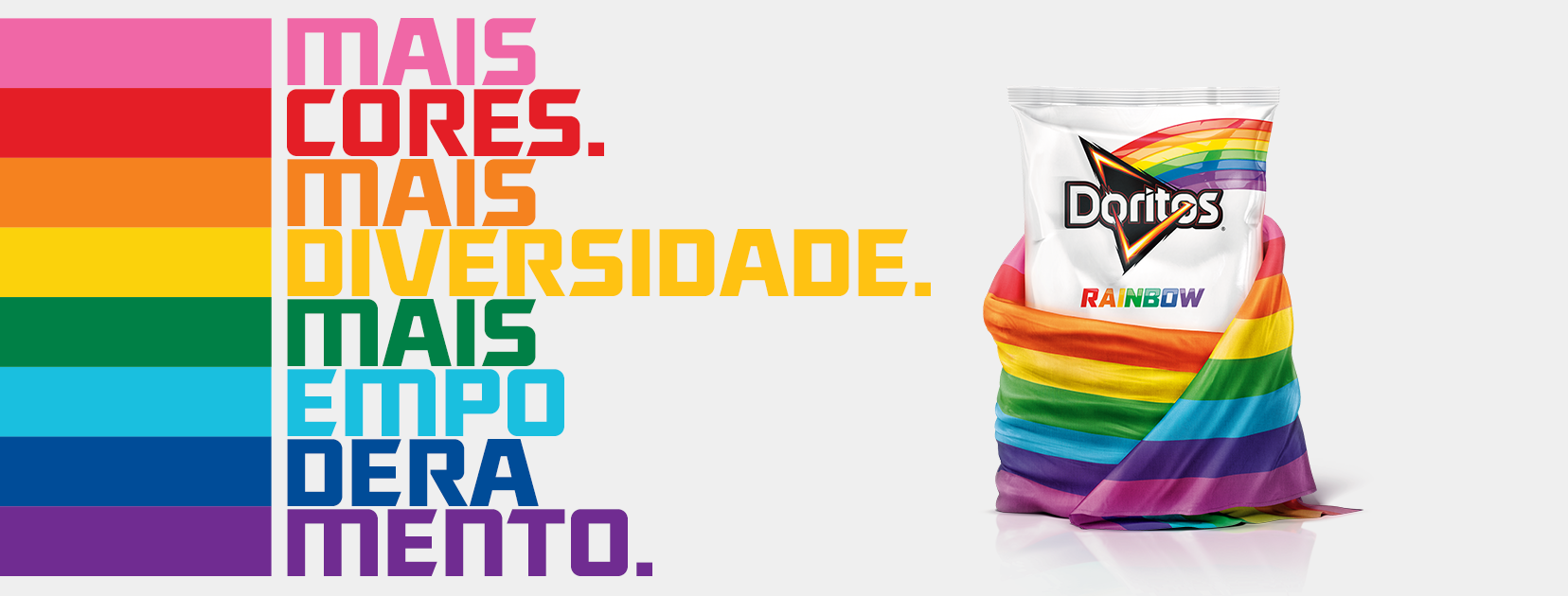 Doritos Rainbow, criado no mês da parada LGBT (Foto: Divulgação)