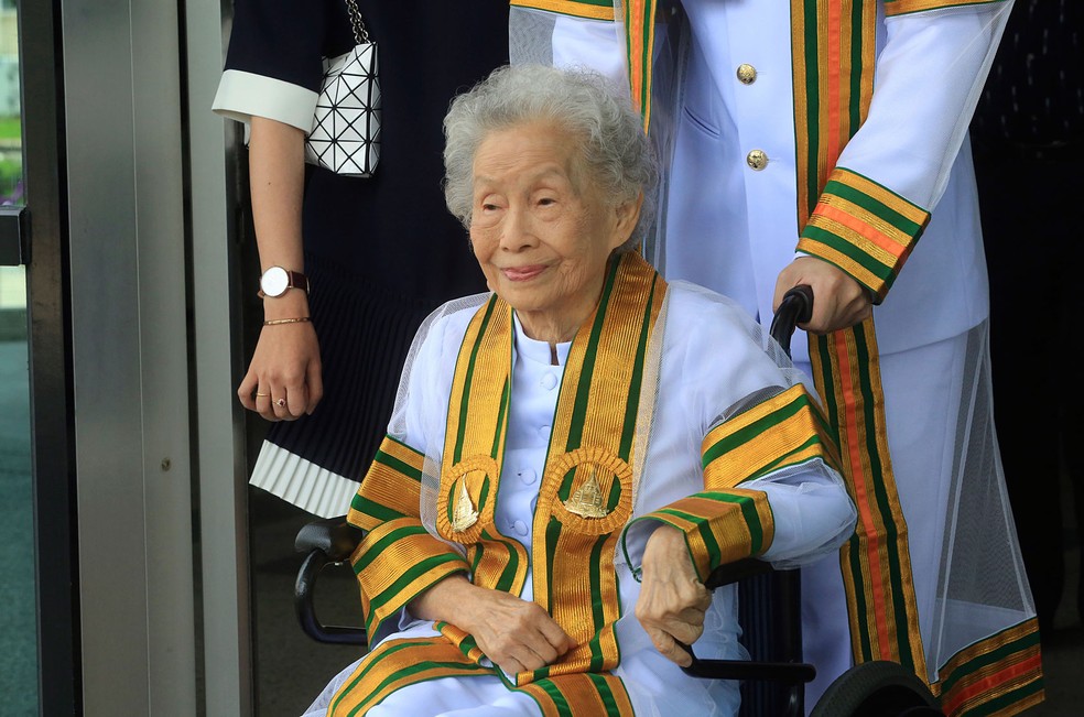 Kimlan Jinakul na formatura (Foto: AP)
