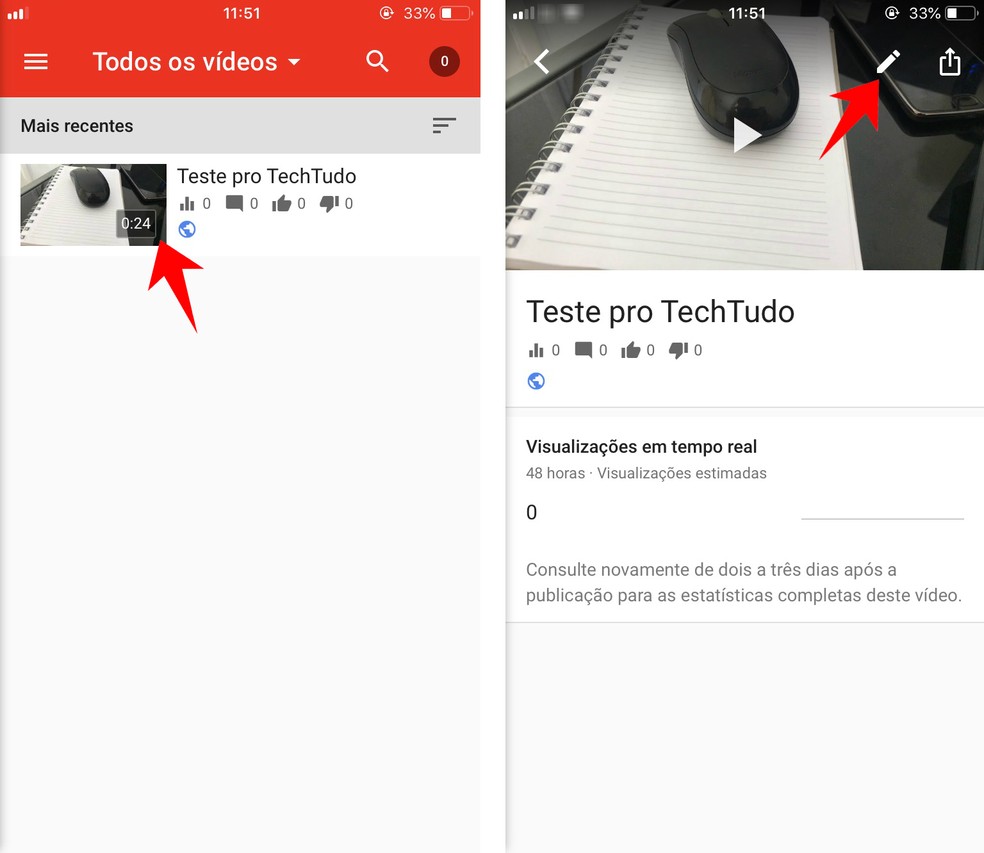 Como colocar capa no vídeo do YouTube pelo celular | Áudio e Vídeo |  TechTudo