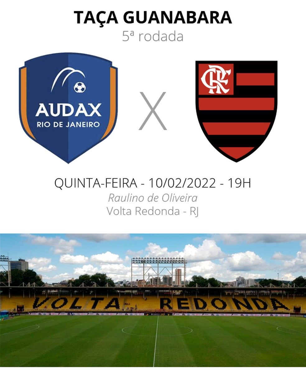 Audax x Flamengo — Foto: ge