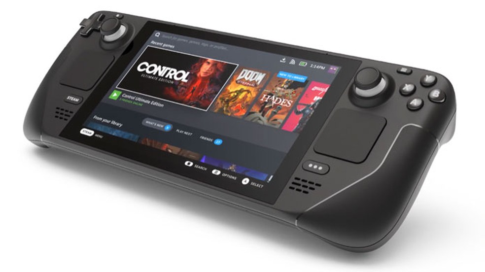 O Steam Deck impressiona ao rodar jogos do PC que o Nintendo Switch não seria capaz de rodar — Foto: Reprodução/Steam Deck