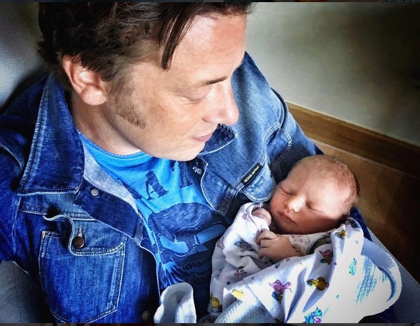 Filho mais novo de Jamie Oliver (Foto: Reprodução/Instagram)