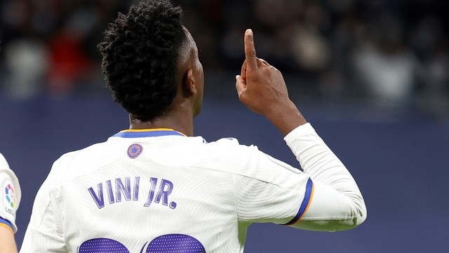 Vini Jr foi eleito o melhor em campo na vitria do Real Madrid