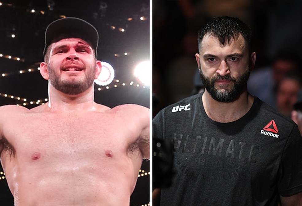 Philipe Lins (esq.) terá pela frente o ex-campeão Andrei Arlovski em sua estreia no UFC — Foto: Info Esporte