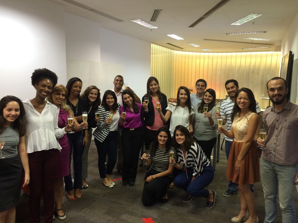 Grupo de treinees da Coca-Cola Brasil (Foto: Divulgação)