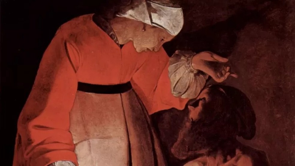 J� e sua esposa, em imagem do pintor franc�s Georges de La Tour � Foto: DOM�NIO P�BLICO/BBC