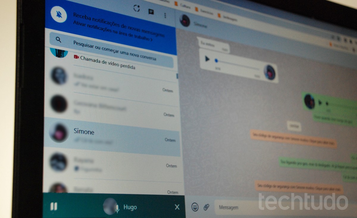 WhatsApp ganha player para áudios no computador; saiba usar