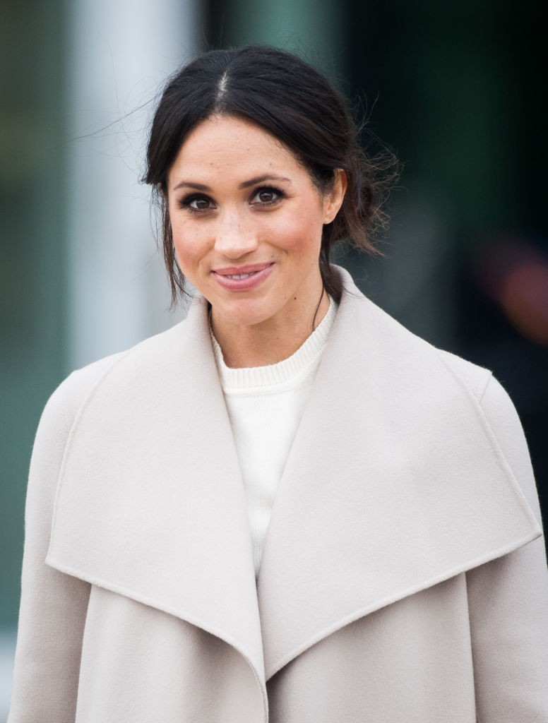 BELFAST, NORTHERN IRELAND - MARCH 23:  Meghan Markle visits  the iconic Titanic Belfast during their visit to Northern Ireland on March 23, 2018 in Belfast, Northern Ireland, United Kingdom.  (Photo by Samir Hussein/Samir Hussein/WireImage) (Foto: Samir Hussein/WireImage)
