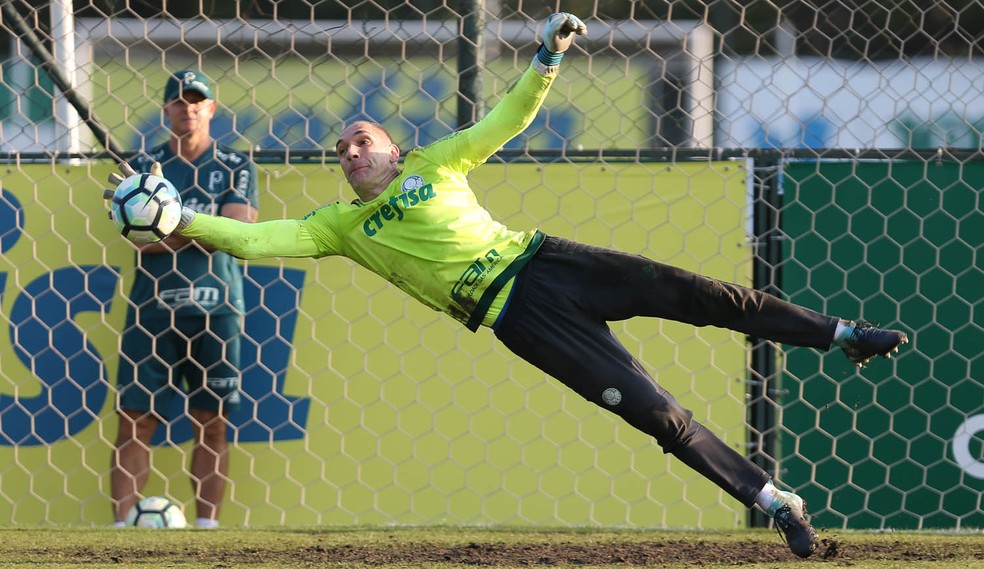 Camisa 1 � pegador de p�naltis: s�o 12 em cinco anos de clube (Foto: Cesar Greco/Ag. Palmeiras)